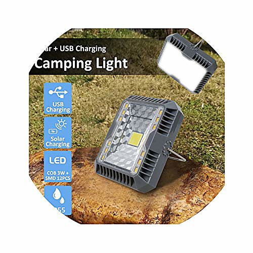 

portable lantern camping light usbsolar charging flashlight camping tent light outdoor portable hanging lamp solar lantern