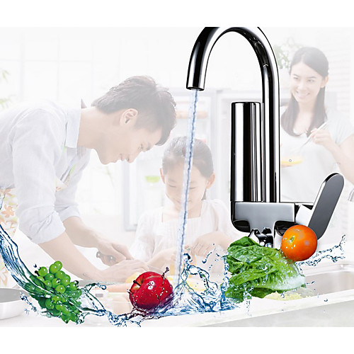 

Kitchen faucet - Single Handle One Hole Chrome Purified water Centerset Contemporary Kitchen Taps