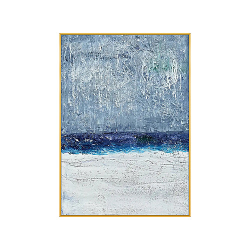 

100% Hand-Painted Contemporary Art Oil Painting On Canvas Modern Paintings Home Interior Decor Abstract Art Ocean Painting Large Canvas Art(Rolled Canvas without Frame)