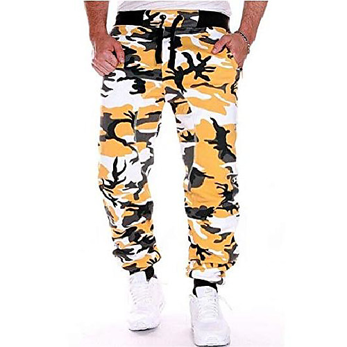 

men's jogging pants casual training pants camouflage pants sweatpants.elastic waist design