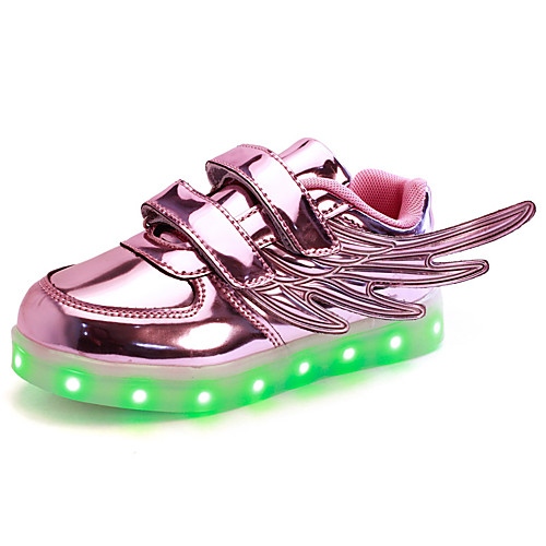 

Boys' Girls' Sneakers USB Charging PU Light Up Shoes Little Kids(4-7ys) Big Kids(7years ) Daily Walking Shoes LED Pink Gold Silver Spring Fall / TPR (Thermoplastic Rubber)