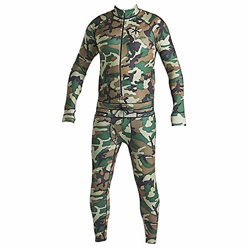 

men's hoodless ninja suit outdoor one piece base layer, camouflage, xsmall