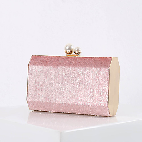 

Women's Bags Polyester Evening Bag Chain Solid Colored Party Wedding 2021 Handbags Chain Bag Wine Black Blushing Pink Gold