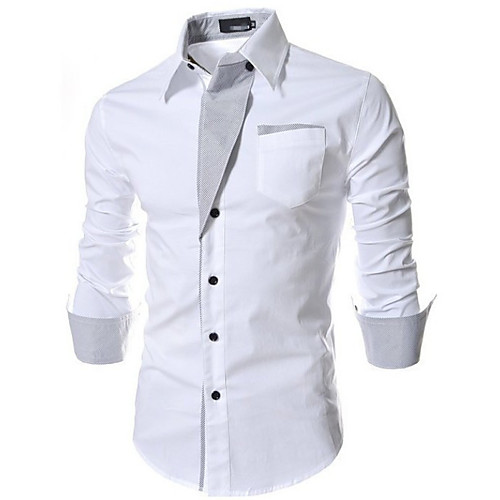 

mens casual button down shirts long sleeve regular fit men shirt(navy,xlarge)