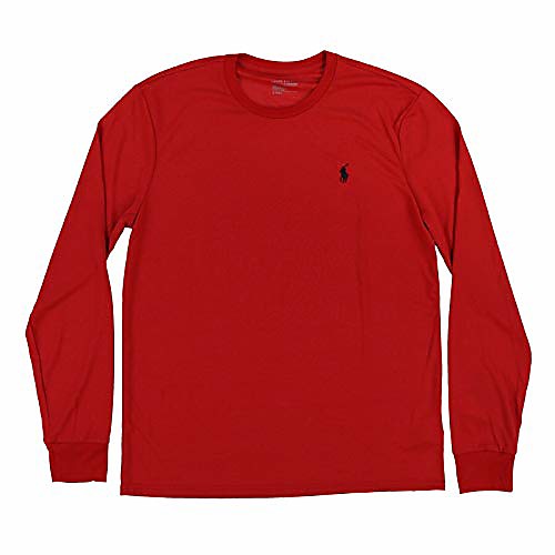 

mens long sleeve performance t-shirt (black, l)