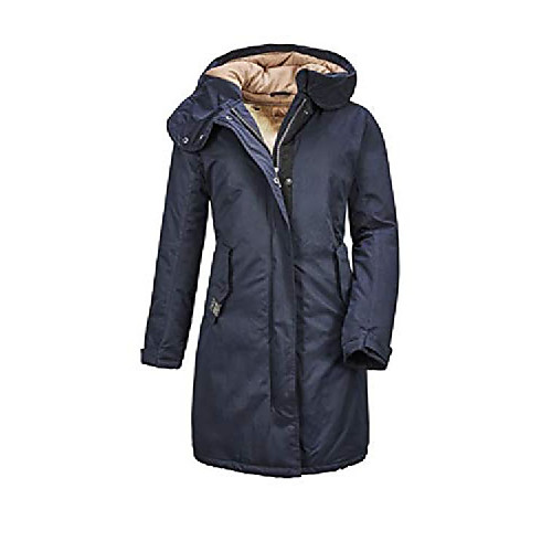 

women functional parka stormiga wmn prk b, color: dark navy, size: 42