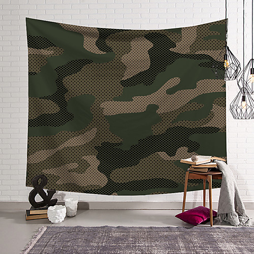 

Wall Tapestry Art Decor Blanket Curtain Hanging Home Bedroom Living Room Decoration Polyester Camouflage