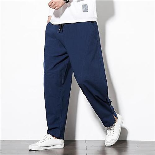 

parachute harem chinese pants - kung fu yoga balloon loose large pocket bloomer trousers clothing for men