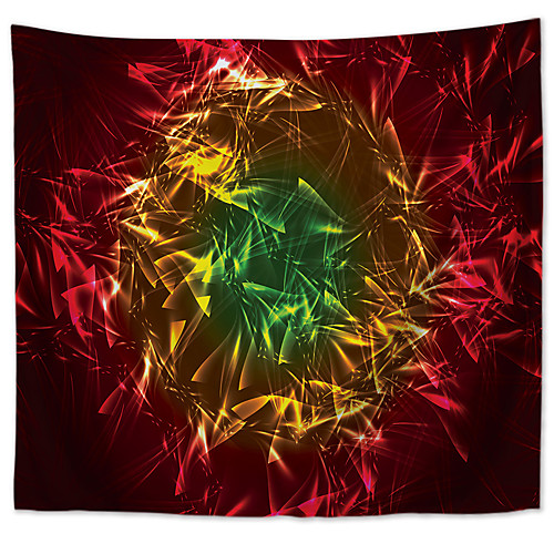 

Mandala Bohemian Wall Tapestry Art Decor Blanket Curtain Picnic Tablecloth Hanging Home Bedroom Living Room Dorm Decoration Polyester Magical Three-Color Interlaced Visual Impact