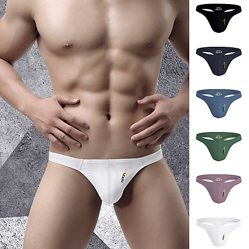 

Men's Jockstrap Athletic Supporters Athleisure Underwear Briefs Bottoms Modal Fitness Gym Workout Performance Running Training Breathable Quick Dry Soft Sport White Black Blue Blushing Pink Green Gray