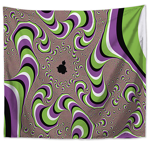 

Wall Tapestry Art Decor Blanket Curtain Picnic Tablecloth Hanging Home Bedroom Living Room Dorm Decoration Polyester Magic Visual Impact Dynamic Illusion