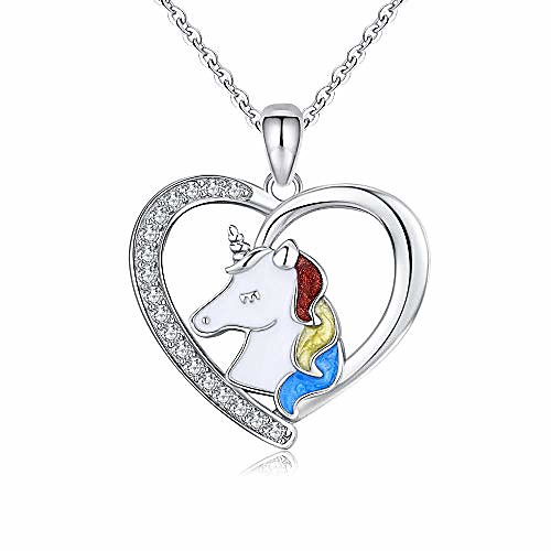 

925 sterling silver unicorn necklace pendant necklaces for best friends gifts unicorn jewelry for women