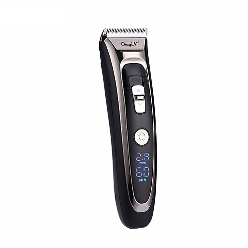 

Professional Digital Hair Trimmer Rechargeable Electric Hair Clipper Men's Cordless Haircut Adjustable Ceramic Blade RFC-688B 49