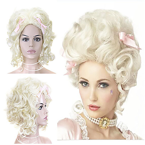 

Blonde Wig Fluffy Ladies Short Curly Hair Blonde European And American Fashion Wig Makeup Show Wig