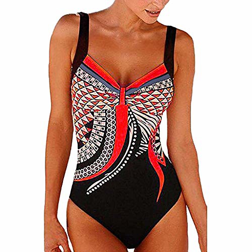 

swimming costume for women sexy summer backless siamese swimsuit red