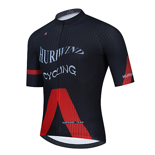 

21Grams Men's Short Sleeve Cycling Jersey Red Bike Jersey Top Mountain Bike MTB Road Bike Cycling Breathable Quick Dry Sports Clothing Apparel / Stretchy / Athletic