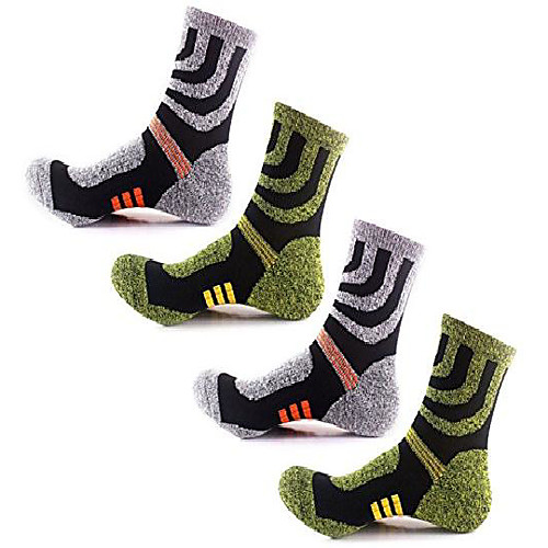 

4 pairs hiking socks for man running walking camping golf gym for outdoor sports running walking climbing