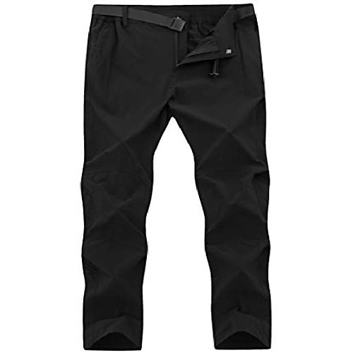 

men's outdoor lightweight breathable quick dry hiking pants,kz3359m-black-s