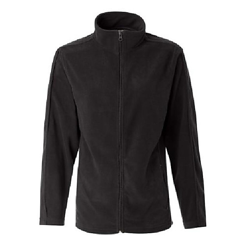 

ladies full-zip micro-fleece, american red, xx-large
