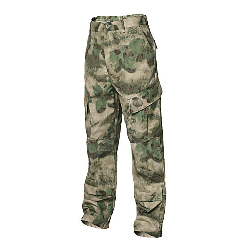 

Men's Tactical Pants Waterproof Windproof Breathable Ventilation Fall Winter Spring Camo / Camouflage Bottoms for Camping / Hiking Hunting Fishing Forest Green Black Army Green XS S M L XL