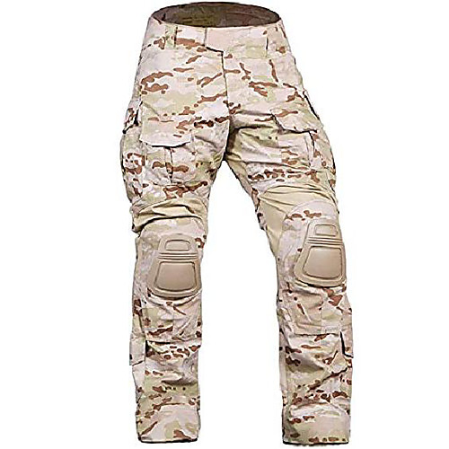 

Tactical Pants Windproof Breathable Sweat wicking Wear Resistance Bottoms for Camping / Hiking Hunting Fishing CP camouflage Dark night camouflage S M L XL XXL