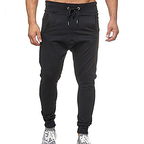 

men sweatpants winter lounge pants casual yoga jogging pants hiking pants for men black