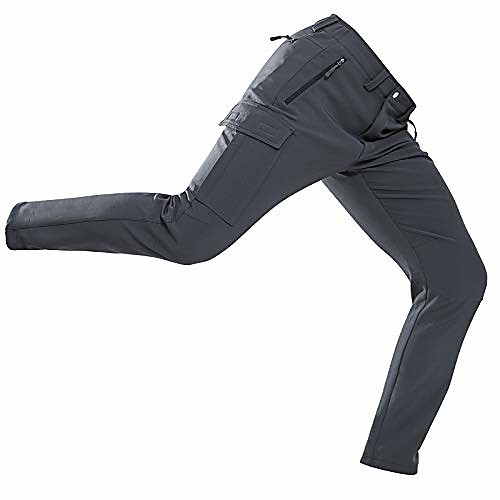 

men's-fleece-lined-hiking-pants outdoor softshell pants warm for winter,snow ski