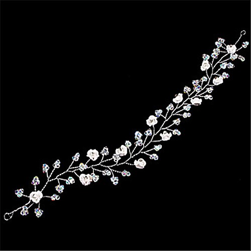 

Crystal / Rhinestone / Alloy Headpiece with Rhinestone / Crystal 1 Piece Wedding Headpiece