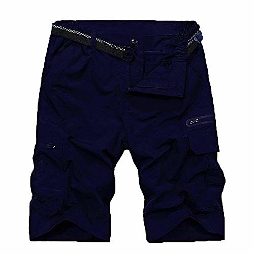 

men's outdoor hiking summer quick dry waterproof tactical sports shorts hy2026 royal blue