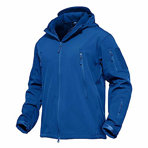 

Women's Men's Hiking Softshell Jacket Hiking Fleece Jacket Winter Outdoor Lightweight Windproof Breathable Quick Dry Jacket Top Fleece Fishing Climbing Camping / Hiking / Caving Female-black