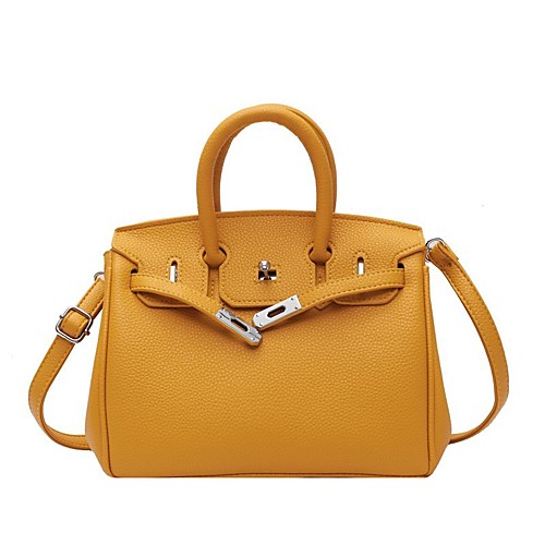 

Women's Bags Satchel Top Handle Bag Date Office & Career 2021 Handbags White Black Blue Yellow