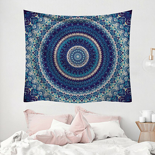 

Mandala Bohemian Wall Tapestry Art Decor Blanket Curtain Hanging Home Bedroom Living Room Dorm Decoration Boho Hippie Indian Polyester Psychedelic Floral Flower Lotus