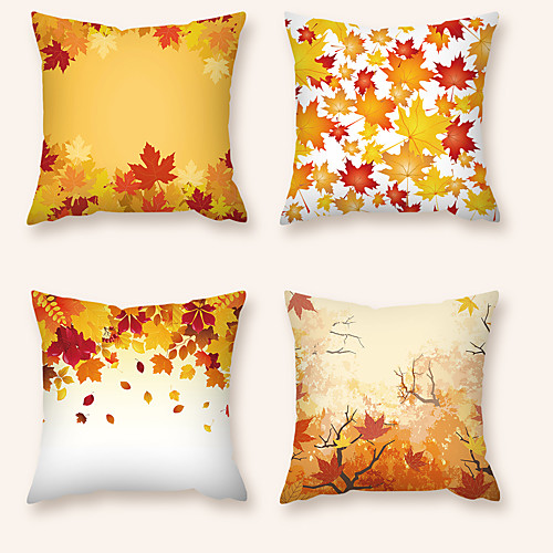 

Cushion Cover 4PC Short Plush Soft Decorative Square Throw Pillow Cover Cushion Case Pillowcase for Sofa Bedroom 45 x 45 cm (18 x 18 Inch) Superior Quality Machine Washable
