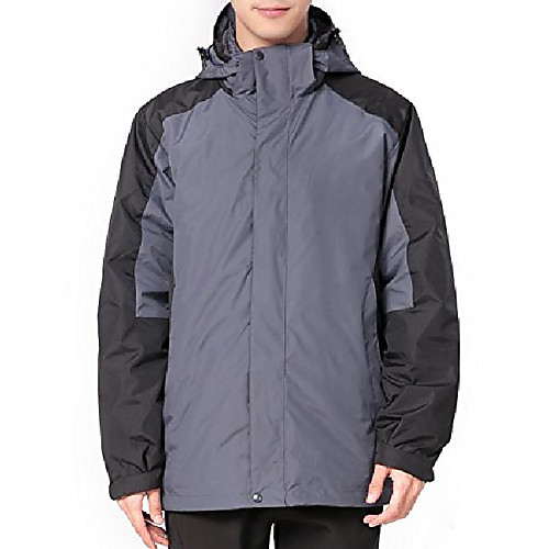 

Hiking Fleece Jacket Outdoor Thermal Warm Waterproof Windproof Wear Resistance Coat Top Camping / Hiking Hunting Fishing Men's / Black Women / Mauve Women's / Lake Blue