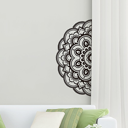 

Creative Personality Flower Of Life Mandala Culture Yoga Home Background Decoration Can Be Removed Stickers 4389CM