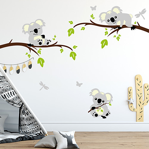 

Branch Koala Printing Removable Personalized Wall Stickers Living Room Bedroom Kid's Room Background Wall Custom Stickers 60902CM