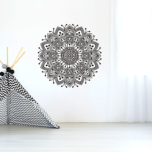 

Wall Sticker Creative Personality Flower Of Life Mandala Culture Yoga Home Background Decoration Can Be Removed Stickers 5757CM