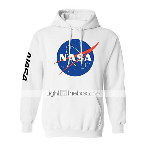 

nasa insignia apollo program white heavy duty pullover hoodie sweatshirt