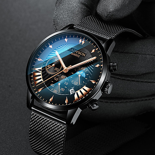 

Men's Dress Watch Analog Quartz Stylish Casual Calendar / date / day / One Year / Titanium Alloy