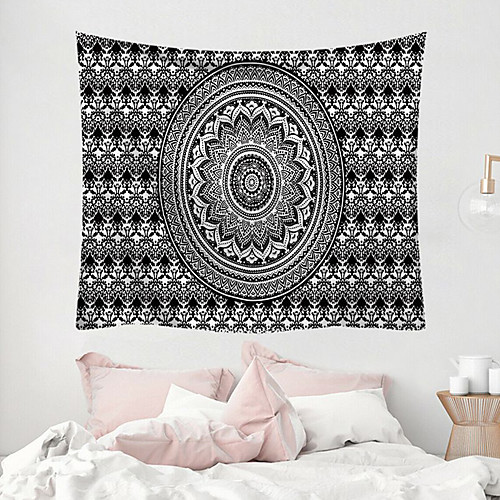 

Mandala Bohemian Wall Tapestry Art Decor Blanket Curtain Picnic Tablecloth Hanging Home Bedroom Living Room Dorm Decoration Boho Hippie Polyester Fiber Mandala Psychedelic Floral Flower Lotus
