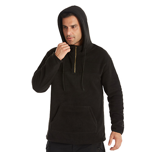 

Men's Pullover Hoodie Sweatshirt Plain Front Pocket Daily Casual Hoodies Sweatshirts Black Camel Khaki