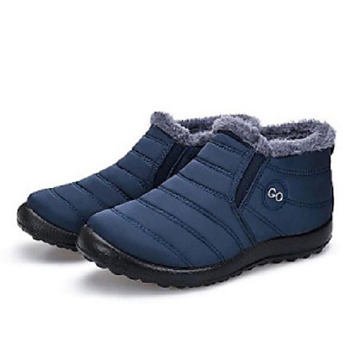 

Men's Boots Casual Daily Walking Shoes PU Warm Booties / Ankle Boots Black Blue Brown Winter