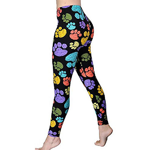 

- super soft printed leggings - high waist - colorful fun prints (one size, fuchsia)