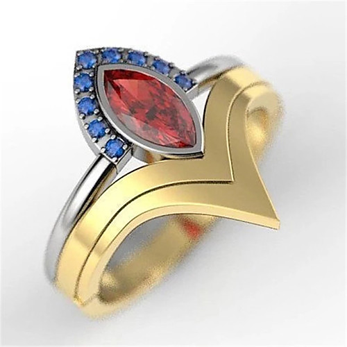 

women's ring aaa cubic zirconia 1pc silver platinum plated alloy stylish daily jewelry cute