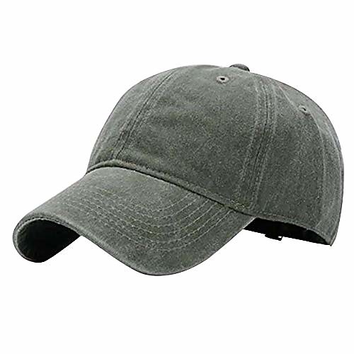 

baseball cap plain washed cap adjustable solid hats women men outdoor sports hat