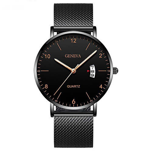 

Geneva Men's Dress Watch Analog Quartz Stylish Casual Calendar / date / day / One Year / Titanium Alloy