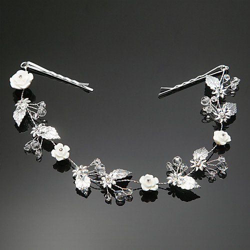 

Crystal / Rhinestone / Alloy Headpiece with Rhinestone / Crystal 1 Piece Wedding Headpiece