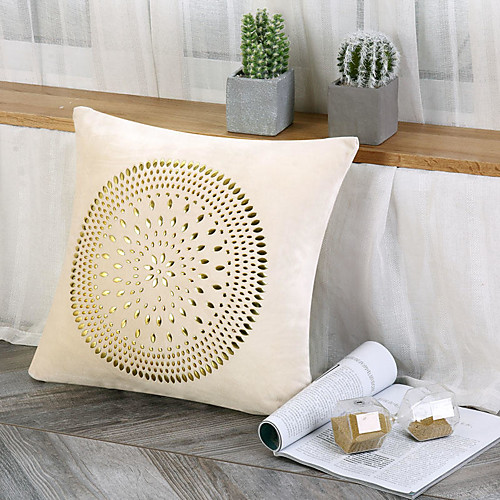 

Luxurious Rivet European Style Sun Flower Home Office Pillow Case Cover Living Room Bedroom Sofa Cushion Cover