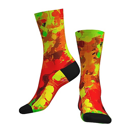

Crew Socks Compression Socks Calf Socks Athletic Sports Socks Cycling Socks Women's Men's Bike / Cycling Breathable Soft Comfortable 1 Pair Skull Cotton Orange S M L / Stretchy / Halloween