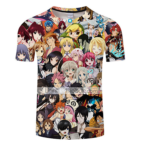 

men's t-shirts black & white checkerboard squares 3d floral print t-shirt comfy casual tops for men tees l